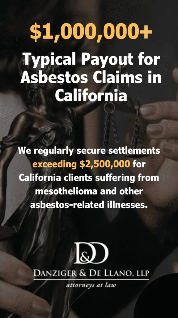 california asbestos attorneys payouts and settlements