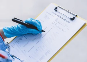 medical records for asbestos death claim.